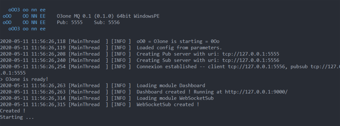 Command Line Interface of the server